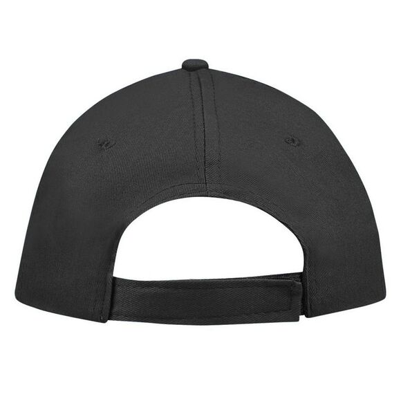 SOLS Unisex Sunny 5 Panel Baseball Cap / Black - Picture 3 of 5